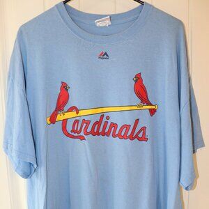 STL Cardinals Ozzie Smith Light Blue T-Shirt